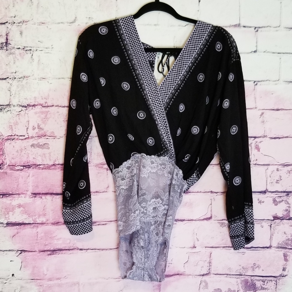 INTIMATELY FREE PEOPLE ON THE BOARD BODYSUIT XS NWT